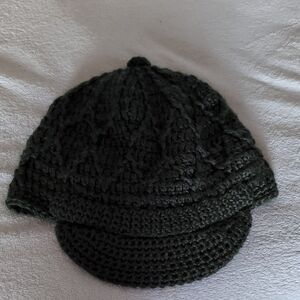 Dark Green Knit Cap